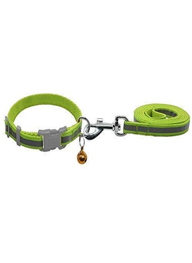 Pups&Pets Reflective Safety Nylon Pets 0.5" Collar Breakaway for Cat Dog Puppy Kitten with Bells -(Pack of 1) - Image 2